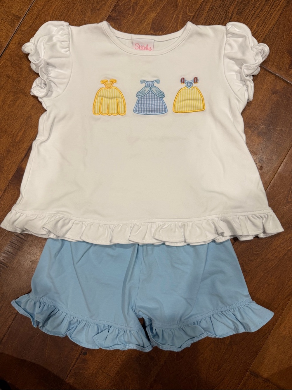 Girls Stitchy Fish Princess set